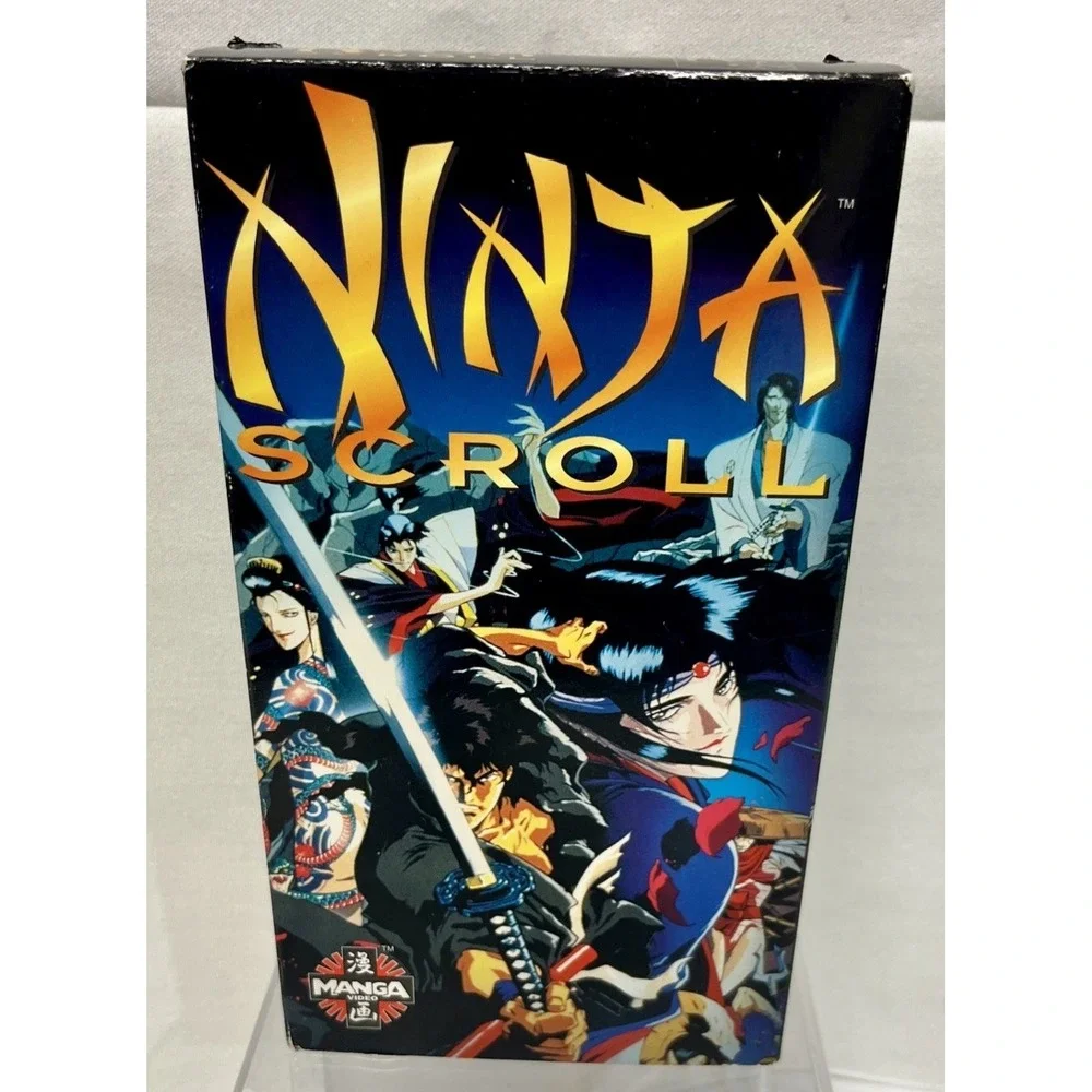 Ninja Scroll - VHS - 1995 - Original Japanese Anime Manga Video Tested & Works